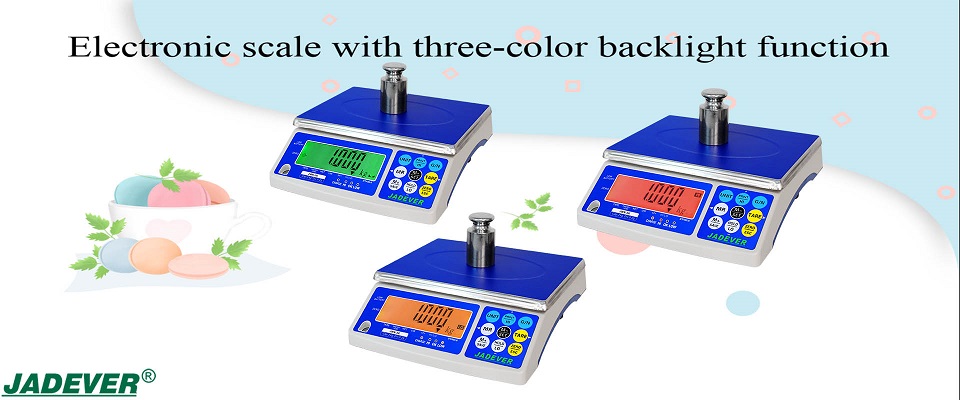 Electronic scale with three-color backlight function - a convenient and practical choice