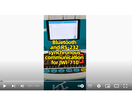 Bluetooth and RS232 Synchronous communication for JWI-710